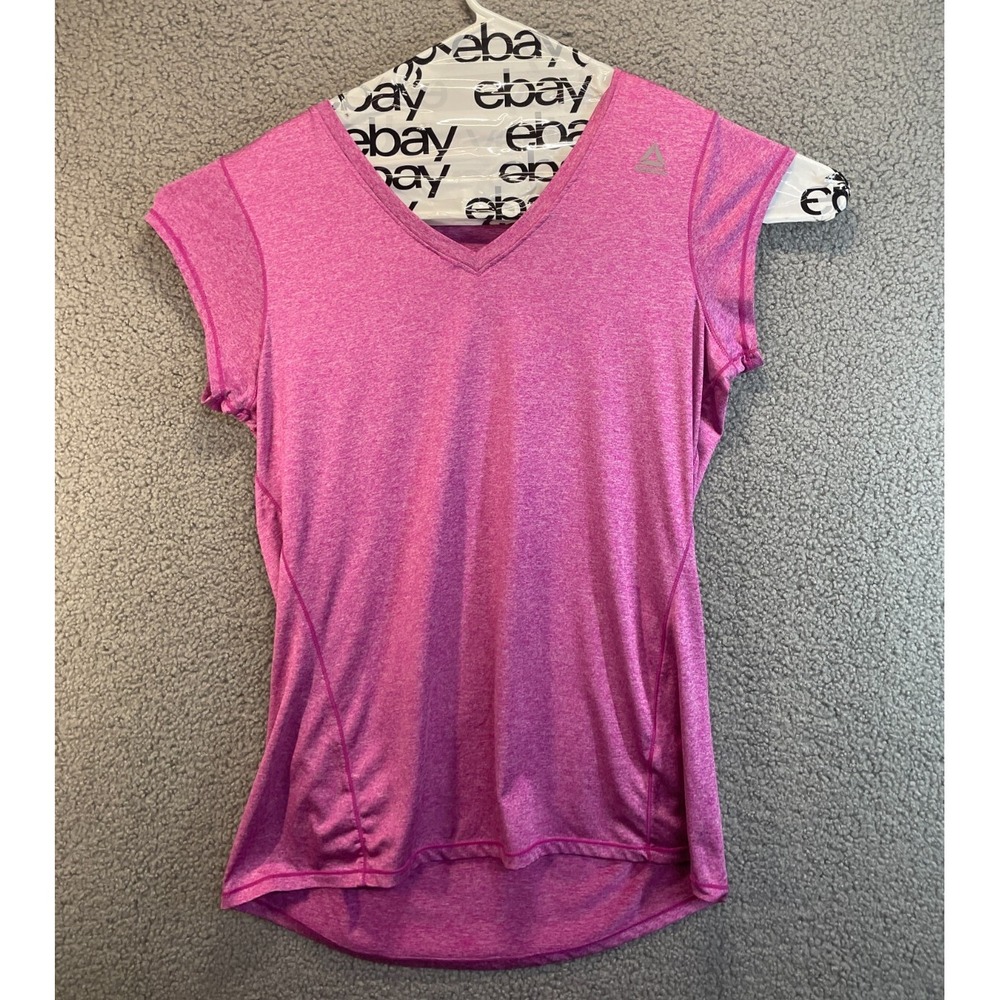 Reebok Pink‎ Short Sleeve Activewear Top Size M
